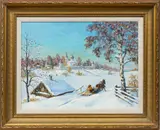 Alexander Alexandrovsky, WINTER LANDSCAPE, 2005, OIL ON CANVAS