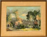 Douglass Ewell Parshall, Untitled, 1966, ACRYLIC ON BOARD