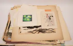 Untitled by Harold Cohn, MIXED MEDIA ON PAPER, C. 1950, APPROX. 71 PCS, offered May 2021