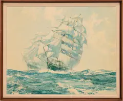Untitled by Montague Dawson, GICLEE ON CANVAS, offered May 2021