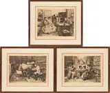 Walter Dendy Sadler, Untitled, OFFSET LITHOGRAPHS ON PAPER, GROUP OF THREE