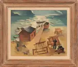 Harry Long, Untitled, 1942, OIL ON CANVAS