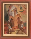 Harry Long, Untitled, OIL ON CANVAS BOARD