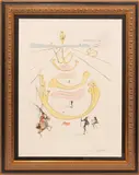 Salvador Dalí, Untitled, 1975, ENGRAVING IN COLORS, ON WATERMARKED ARCHES PAPER