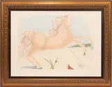Salvador Dalí, Untitled, ENGRAVING IN COLORS, ON WATERMARKED ARCHES PAPER