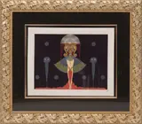 Erté, EMBOSSED, PRINT ON PAPER