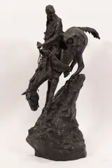 Untitled by Frederic Remington, BRONZE SCULPTURE, offered Apr 2021