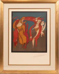 Untitled by Mihail Chemiakin, LITHOGRAPH ON PAPER, offered Apr 2021