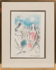 Untitled by Marc Chagall, 1981, OFFSET LITHOGRAPH, ON WOVE PAPER, offered Mar 2021