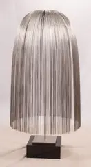 Harry Bertoia, STAINLESS STEEL WIRE ON STEEL BASE "WILLOW", 1968, SCULPTURE