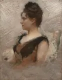 Julius Rolshoven, Untitled, 1889, PASTEL ON PAPER