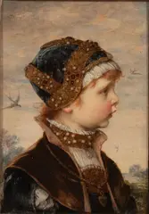 Untitled by Anton Bertzik, OIL ON PANEL, offered Feb 2021
