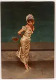 Edoardo Gelli, Untitled, OIL ON BEVELED MAHOGANY PANEL
