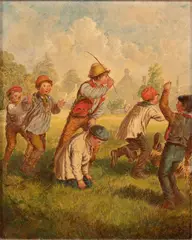 Untitled by W.H. Borston, OIL ON MAHOGANY PANEL, offered Feb 2021