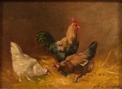 Untitled by Charles Jacque, OIL ON PANEL, offered Feb 2021