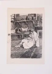 Alexandre Lunois, Untitled, 1895, LITHOGRAPH ON WOVE PAPER