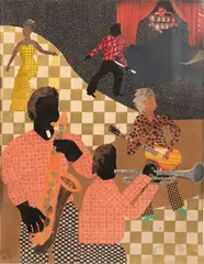 Allen Stringfellow, Untitled, 2003, COLLAGE ON BOARD