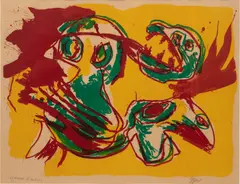 Karel Appel, Untitled, LITHOGRAPH, ON WOVE PAPER, EPREUVE D'ARTISTE CIRCA 1960S