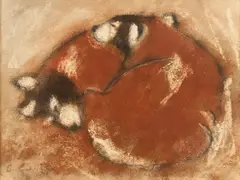 Untitled by Charles Culver, 1965, PASTEL ON PAPER, offered Jan 2021