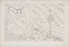 Henri Matisse, Untitled, 1929, ETCHING, ON CHINE APPLIQUÉ, ON ARCHES WOVE PAPER