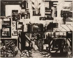 Raha Raissnia, Untitled, 2002, OIL CRAYON ON PAPER