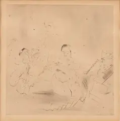 Untitled by Jules Pascin, 1925, DRYPOINT, ON PAPER, offered Dec 2020