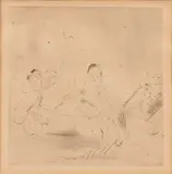 Jules Pascin, Untitled, 1925, DRYPOINT, ON PAPER