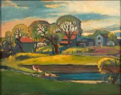 Untitled by Everett Davis, 1940, OIL ON CANVAS, offered Dec 2020