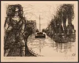 Marcel Gromaire, Untitled, ETCHING AND DRYPOINT ON WOVE PAPER