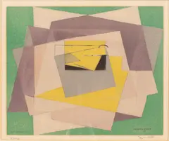 Untitled by Jacques Villon, 1962, LITHOGRAPH IN COLORS ON WOVE PAPER, C., offered Dec 2020