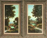Toni Bordignon, Untitled, OIL ON CANVAS, PAIR