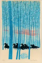 COLOR by André Brasilier, LITHOGRAPH ON PAPER, offered Dec 2020