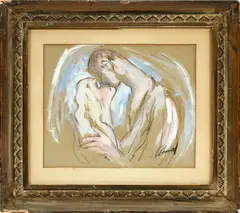 Untitled by Harold Cohn, GOUACHE & CHARCOAL ON PAPER, offered Dec 2020