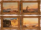 Untitled by Johann Jakob Frey, OIL ON PANEL, 4 PCS, offered Nov 2020