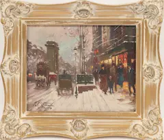 Untitled by François Gérôme, OIL ON BOARD, offered Nov 2020