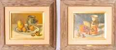 Joseph Jost, OILS, ON CANVAS PAIR