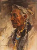 Harley Brown, Fine Youngman, pastel