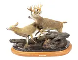 Deer by Lyle Schwabauer, bronze, offered Mar 2024