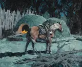 Kim Mackey, Embers, oil on canvas