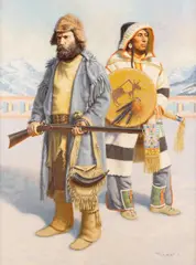 Tom Saubert, Mountain Alliance, oil on board