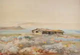 William Standing, Deserted Cabin, oil on board