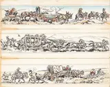 Joe De Yong, Movie Storyboard Sets Set of 10 storyboard sets. Two are color drawings, others are, ink and pencil
