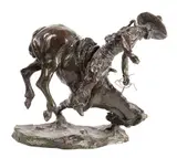 4th of July at Lame Deer by Jr. Noah Beery, bronze, offered Mar 2024