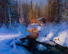 Paul Dykman, Peace and Quiet, oil on canvas