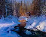 Paul Dykman, Peace and Quiet, oil on canvas