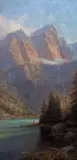 Ken Yarus, The Mountain's Story, oil on canvas