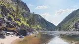 Lower Salmon River by Jessica Bryant, watercolor, offered Mar 2023