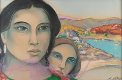 Miguel Martinez, Sisters, pastel