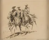 Edward Borein, Going to Town, No, etching Original pencil signature lower right $1,500-2,500 Provenance: Private c