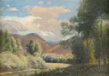 Ralph E. DeCamp, Sunshine Meadow, oil on canvas